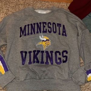 Minnesota Vikings womans crew neck
